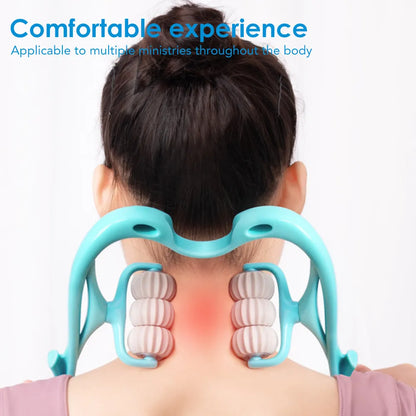 Neck Massage Artifact Six Wheel - Neck And Shoulder Massager at Home