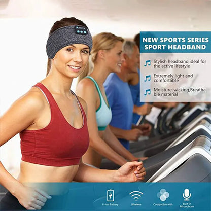 Wireless Bluetooth Headset Elastic Sports Headband