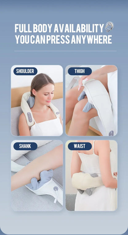 Electric Shoulder Kneading Massage Shawl Automatic Neck Back Massager